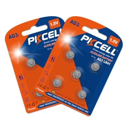 Imagen de Pila LR41 Ag3, 1,5 V Pilas Boton, Batería Alcalina,para Termometro Digital,10 Piezas,PKCELL
