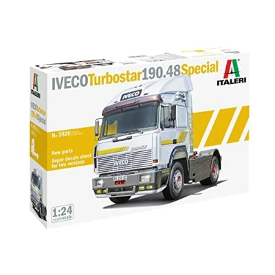 Imagen de Italeri Italia 3926S 1:24 IVECO Turbostar 190.48 Special, modelismo, Modelo de Suelo, Tinkering, Hobby, encolado, Kit plástico, detallado, Color Negro (IT3926)