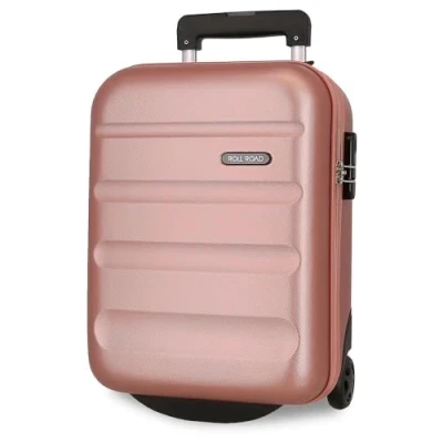 Imagen de Roll Road Flex Maleta de Cabina Rosa 31x40x20 cms Rígida ABS Cierre combinación Lateral 33L 2,46 kgs 4 Ruedas Dobles Equipaje Mano Debajo del Asiento