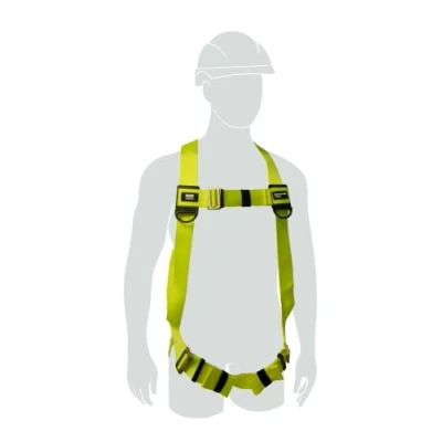 Imagen de MILLER by Honeywell H100 arnés de seguridad, 1 punto, ligero (0.8 kg), hebillas acoplamiento pecho y pierna, acero, clasificado hasta 140 kg, amarillo, 1036293