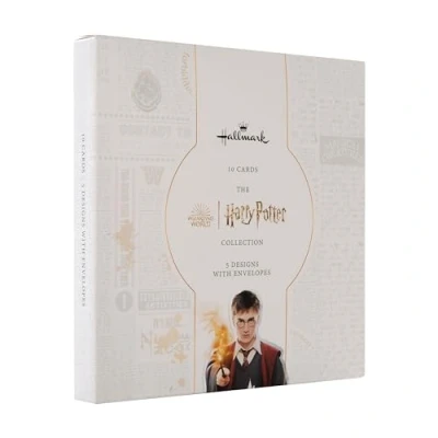 Imagen de Hallmark tarjetas de cumpleaños, paquete múltiple, cumpleaños Harry Potter, 10, 5 diseños con sobres