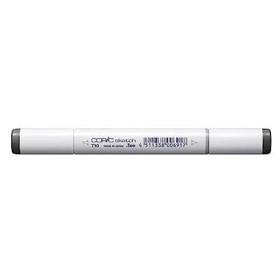 Imagen de Copic Sketch T 10, Toner Gray No. Rotulador doble con punta mediana y de pincel