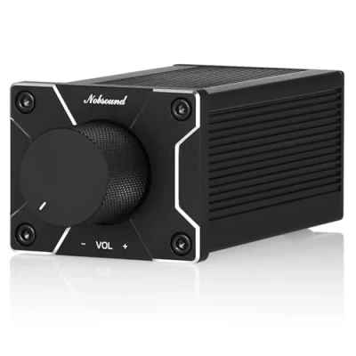 Imagen de Nobsound Controlador de Volumen preamplificador pasivo Alta precisión Vol Control ALPS (RCA y versión HiFi, Negro)