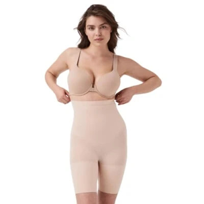 Imagen de Spanx Higher Power Short, Ropa Interior Modeladora Mujer, Beige (Soft Nude), 2X