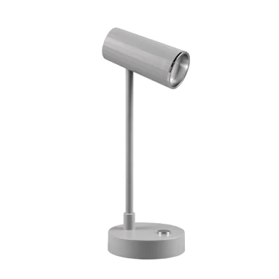 Imagen de Reality Leuchten Lámpara de mesa LED Lenny CCT con batería recargable, gris