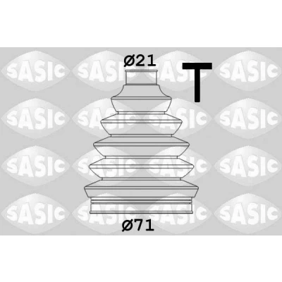 Imagen de SASIC 1900019 Fuelle Palier lado de rueda Termoplástico CITROËN: C3 I Hatchback, C2 FIAT: Panda II 500 Hatchback