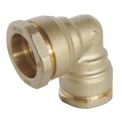 Imagen de SOMATHERM FOR YOU Paridad codo de latón para tubos PE D25 tecnología montaje una forma asegurar la correcta instalación conexión