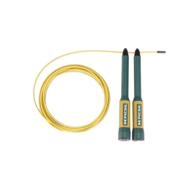 Imagen de PICSIL Sphinx Speed Rope, Comba Ligera y Resistente para Cross Training, Fitness, Boxeo, Cuerda Saltar Profesional con Doble Rodamiento, Materiales Premium (Verde Oscuro)