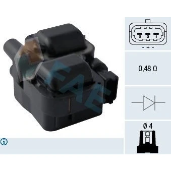 Imagen de Bobina de encendido FAE 80294