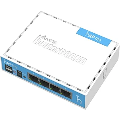Imagen de Mikrotik RB941 2nD HAP Lite 4x10/100 2.4GHz L4