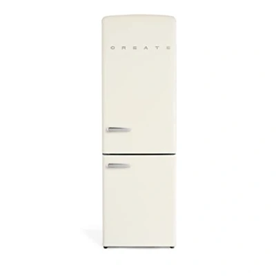 Imagen de CREATE / FRIDGE STYLANCE/Frigorífico Combi 330L Blanco roto/Diseño y estilo Retro Vintage