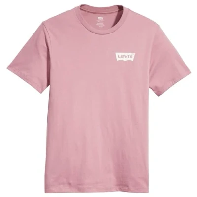 Imagen de Levi&#039;s Graphic Crewneck TEE Camiseta estampada, Hombre, Talla: Small, Dusty orchid