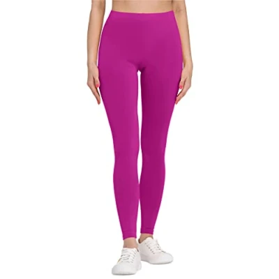 Imagen de Bellivalini Leggins Mallas Deportivas Largas en Viscosa Mujer BLV50 147 (Fucsia 2, XXL)