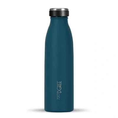 Imagen de 720DGREE Botella Agua Acero Inoxidable “milkyBottle“ 500ml Sin BPA Free, Antigoteo y Prueba de Fugas Frasco térmico, Cantimplora Aislada Bebida con Gas, Deporte, Escuela, Gimnasio, Exteriore