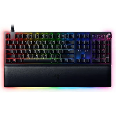 Imagen de Teclado gaming Razer Huntsman V2 TKL, USB, Retroiluminación personalizable, Anti ghosting, Negro