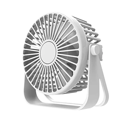 Imagen de YCHXI USB Ventilador, escritorio de viento fuerte Ventilador silencioso mini 3 velocidades ventiladores pequeños 360 mesa rotación for el dormitorio Ofici