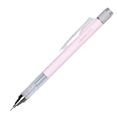 Imagen de Tombow MONO GRAPH Portaminas Profesional 0,5 mm Ideal para Dibujo y Escritura Cuerpo Pastel Rosa Malvavisco