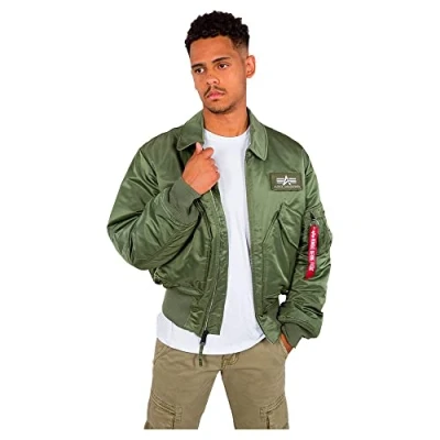 Imagen de Alpha Industries CWU Chaquetas bomber Sage green (10010201), Hombre, Talla: Small, (100102 01)