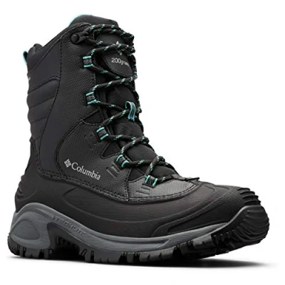 Imagen de Columbia BUGABOOT III WATERPROOF botas de nieve impermeables Mujer , Negro (Black x Pacific Rim), 43 EU