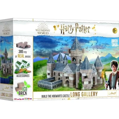 Imagen de Trefl Brick Trick Costruisci con i mattoncini Long Gallery, Galleria lunga Harry Potter, Hogwarts, Magia, oltre 385 mattoncini, ECO, fai da te, riutilizzabili
