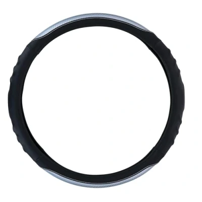 Imagen de All Ride Funda para Volante de camión Manillar con diámetro 44 46 cm Goma Textura Antideslizante Negro/Gris