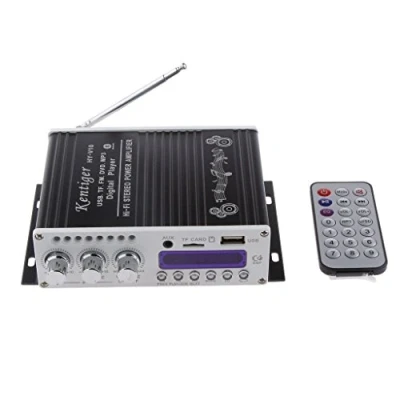 Imagen de DollaTek Mini Bluetooth estéreo de Alta fidelidad Audio Amplificador AMP Bass Booster MP4 12V la Ayuda FM / MP3 TF/USB/DVD para Coche Motocicleta del automático CD DVD