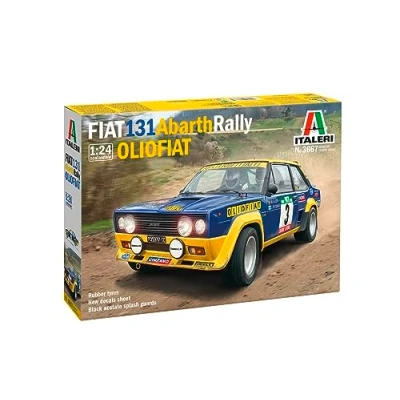 Imagen de Italeri 3667 1:24 FIAT 131 Abarth Rally OLIO Maqueta de construcción, kit construcción modelos pie, manualidades, aficiones, pegar, plástico detallado