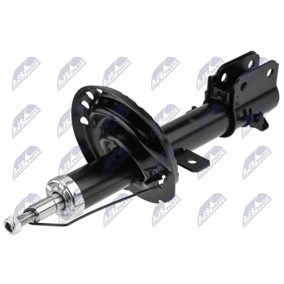 Imagen de NTY A NS 024 amortiguador Eje delantero, derecha Presión de gas Bitubular Columna Espiga arriba, Abrazadera abajo NISSAN: Note I (E11