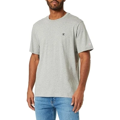 Imagen de Champion Legacy Basics s Crewneck Camiseta, Gris Claro, XXL para Hombre