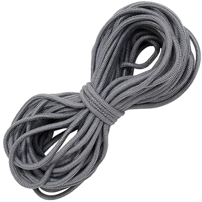 Imagen de AERZETIX C67261 Elástico Decorativo Redondo 5 Metros diámetro 3mm Color Gris Piedra
