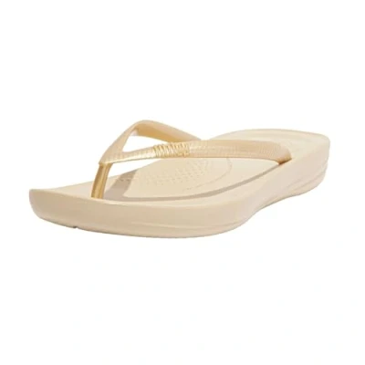 Imagen de Fitflop Iqushion Ergonomic Chanclas de dedo, Mujer, Talla: 37, Gold Zapatos