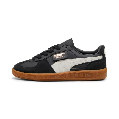 Imagen de Puma Palermo Zapatillas para niños, Talla: 35.5, black feather gray gum Zapatos