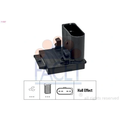 Imagen de Conmutador, accionamiento embrague (control crucero) FACET 7.1337