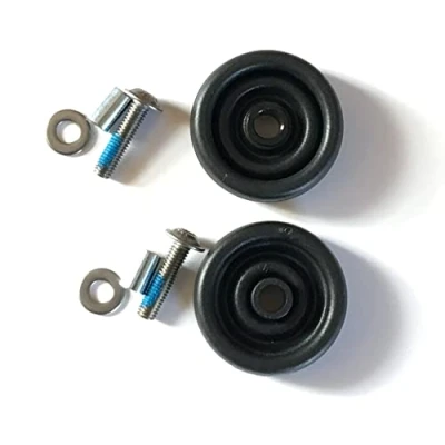 Imagen de Brompton Rodillos Juego de ruedas 2 a 6 mm, color negro