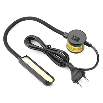 Imagen de KSTE Luz de trabajo costura máquina coser LED COB 6W, lámpara base magnética ajustable, enchufe la UE 110 265V