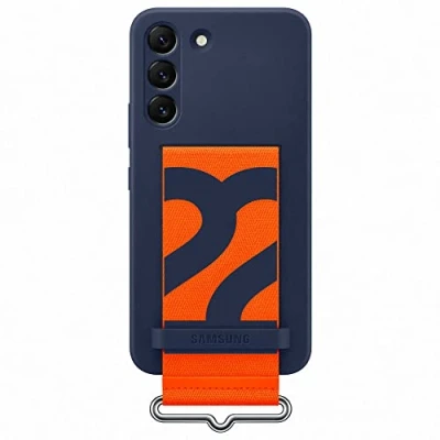 Imagen de Samsung Silicio Back Cover Con Correa Blanco Galaxy S22