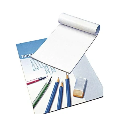 Imagen de Rayher Bloc de Papel calco DIN A4, 25 Hojas Transparente para Dibujo, Costura y carpintería, 80 g, 8147800