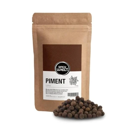 Imagen de Spicy Welt Pimienta de Jamaica Entera (100g) Bayas para Guisos, Adobos y Escabeches Cálida, Compleja Especiada 100% Natural &amp; Sin Aditivos