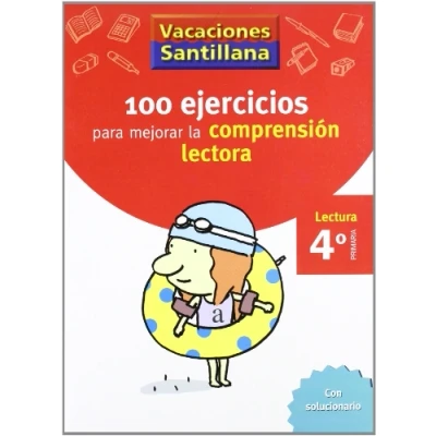 Imagen de VACACIONES SANTILLANA 4 PRIMARIA 100 EJERCICIO PARA MEJORAR LA COMPRESION LECTORA (CUADERNOS)