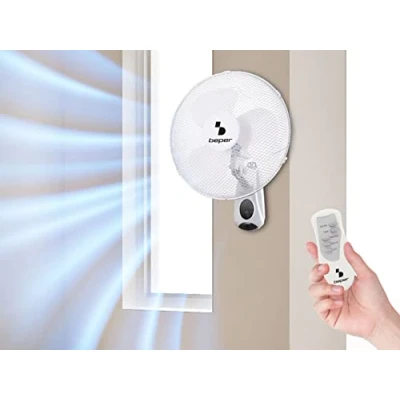 Imagen de BEPER P206VEN600 Ventilador de Pared con Mando a Distancia y Temporizador