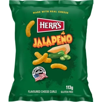Imagen de HERR&#039;S Lazos de Queso Jalapeño 1 X 113 GR