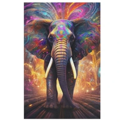 Imagen de Rompecabezas para Adultos 1000 Piezas Elefante Puzzle De Madera Divertidos Juegos （78x53cm）