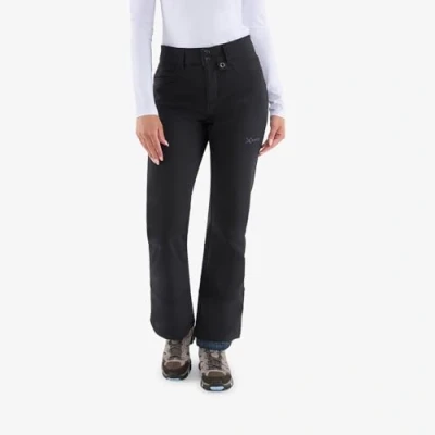 Imagen de ARCTIX Sarah Fleece Lined Softshell Pants Pantalones para Nieve, Mujer, Negro, X Small (0 2) Short