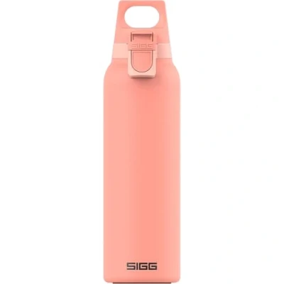 Imagen de SIGG Hot &amp; Cold ONE Light Shy Pink Botella térmica (0.55 L), termo hermético sin sustancias nocivas, cantimplora de acero inoxidable 18/8 para uso con una mano
