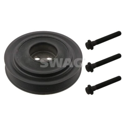 Imagen de SWAG 50 93 3679 Polea de Cigüeñal 7PK 168 6 con tornillos FORD: Transit Mk6 Furgón
