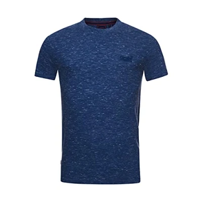 Imagen de Superdry Vintage LOGO EMB Camiseta básica, Hombre, Talla: XS, Tidal blue spacedye
