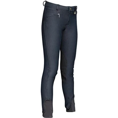 Imagen de HKM Kate Pantalones de equitación Silicona para Mujer, Color Burdeos