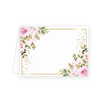 Imagen de Edition Seidel 50 tarjetas de mesa premium, nombre, boda, cumpleaños, comunión, confirmación, bautizo, bodas oro