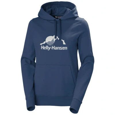 Imagen de Helly Hansen Sudadera con Capucha W Nord Graphic para Mujer, 585 Océano, XS