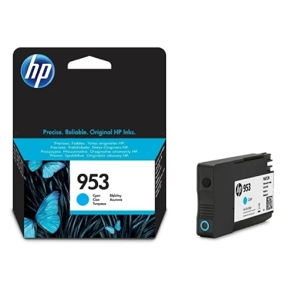Imagen de Hp 953 Cyan Original Ink Cartridge Cartucho De Tinta Para Impresoras (cian, Estándar, Hp, 40 60 c, Officejet Pro 8210 8218 8710 Aio 8715 Aio, 5 35 c)
